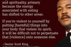 Dexter Scott King Vegan