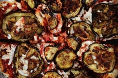Eggplant pizza vegan
